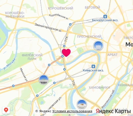 На карте