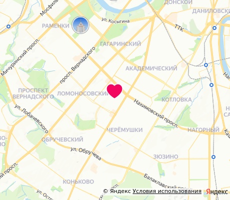 На карте