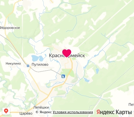 На карте
