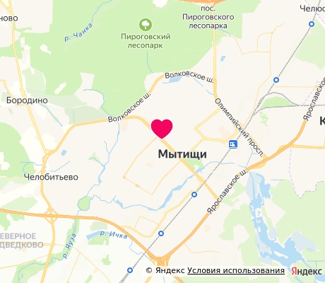 На карте
