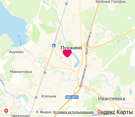 На карте