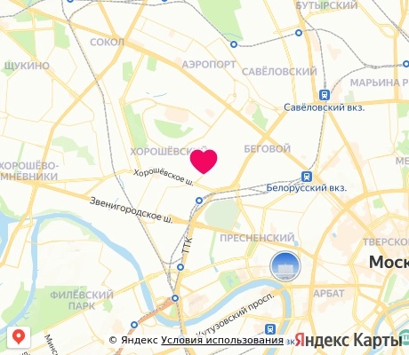 На карте