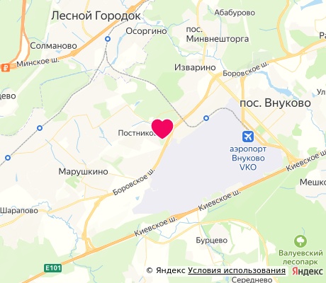 На карте