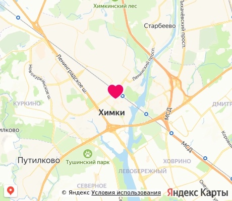 На карте