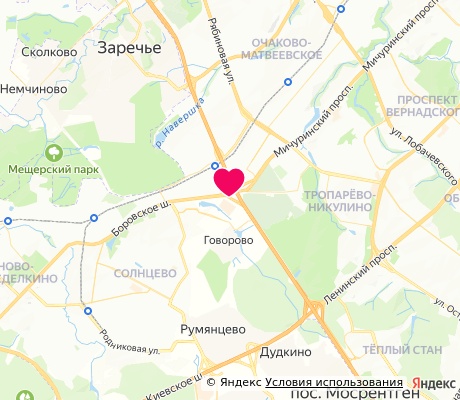На карте