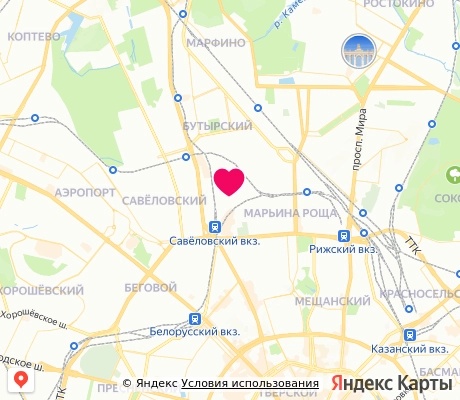 На карте