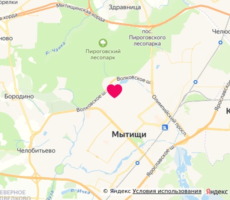 На карте