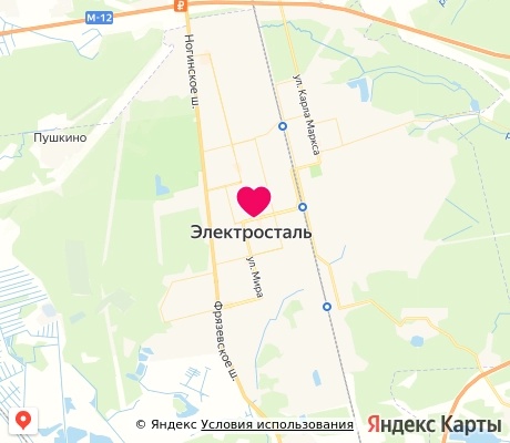 На карте