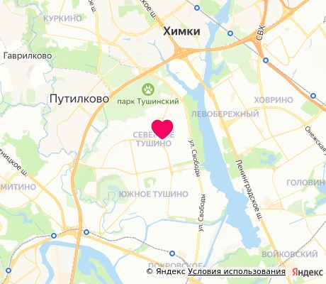 На карте