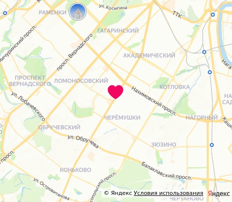 На карте