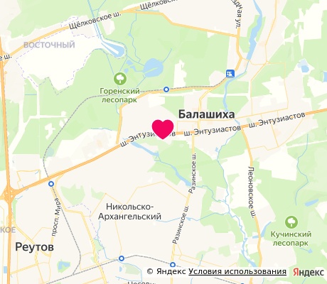 На карте