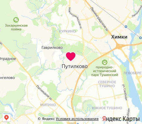 На карте