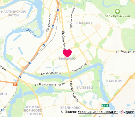 На карте
