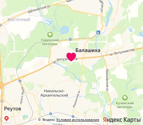 На карте