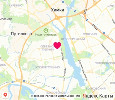 На карте