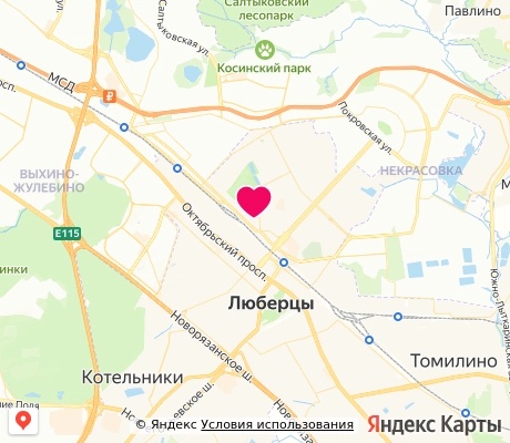 На карте