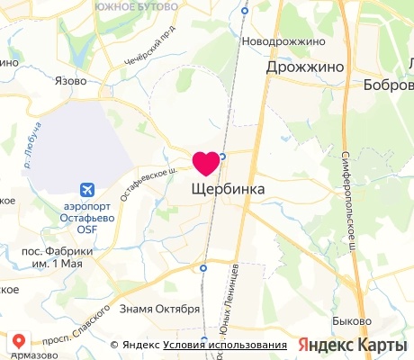 На карте