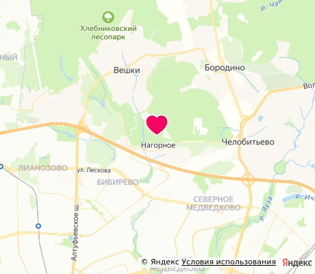 На карте
