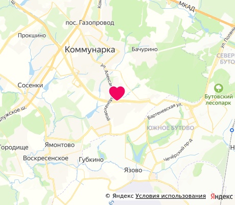 На карте