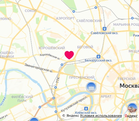 На карте