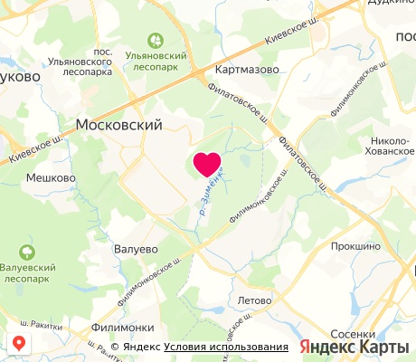 На карте