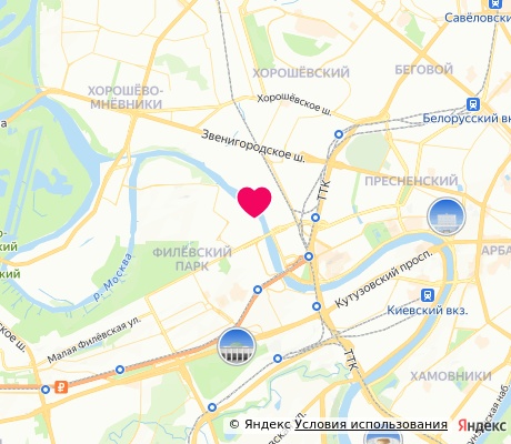 На карте