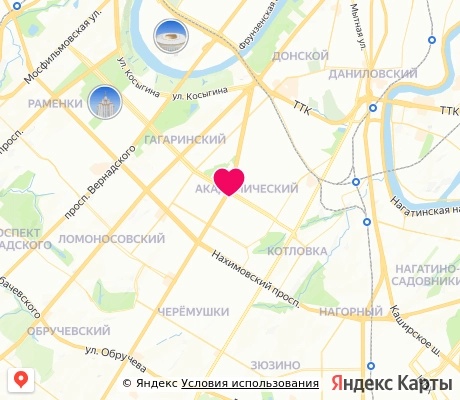 На карте