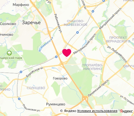На карте