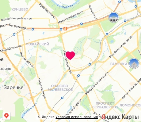 На карте
