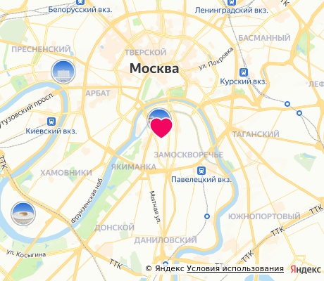 На карте