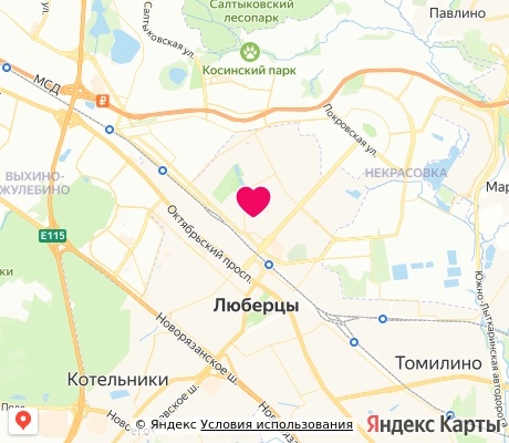 На карте