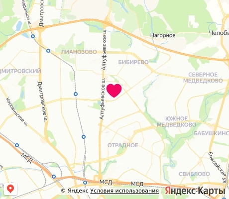 На карте
