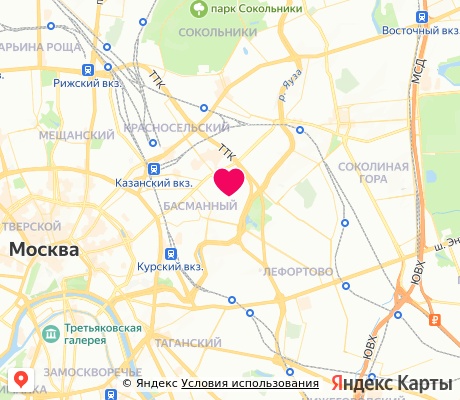 На карте