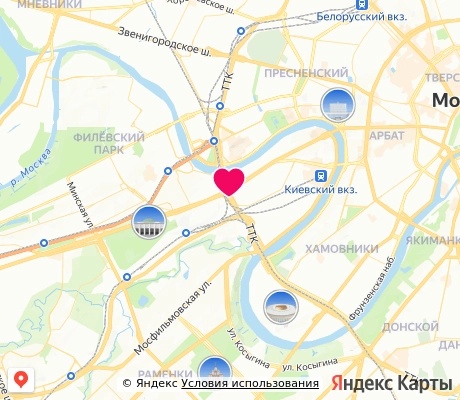 На карте