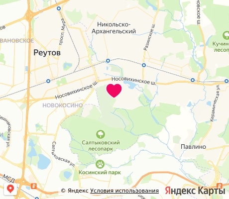 На карте
