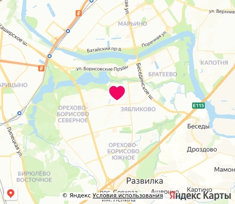 На карте