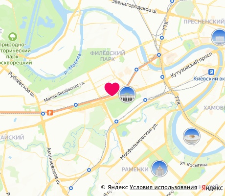 На карте