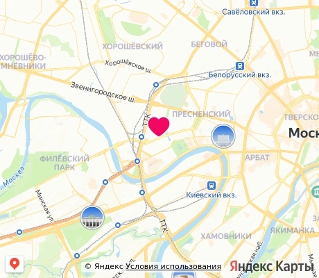 На карте