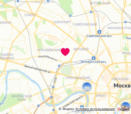 На карте