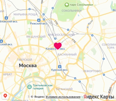 На карте