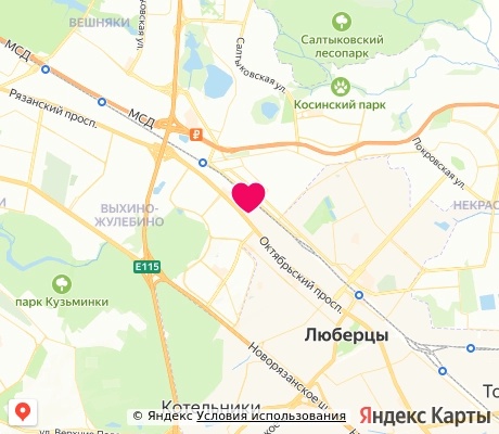 На карте
