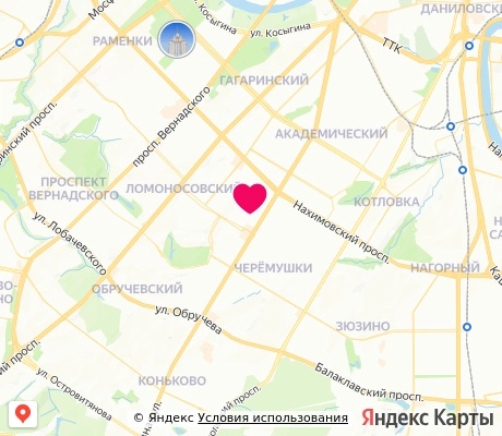 На карте