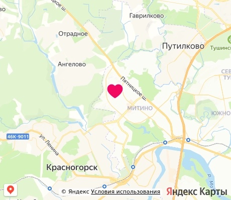 На карте