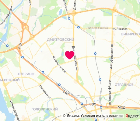 На карте