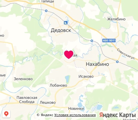 На карте