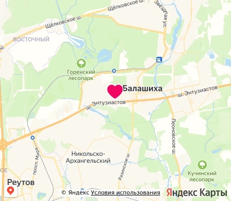 На карте