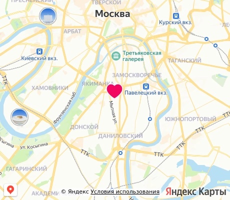 На карте