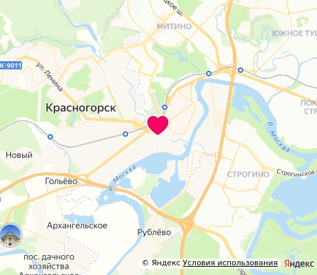 На карте