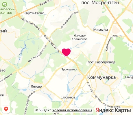 На карте