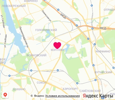 На карте